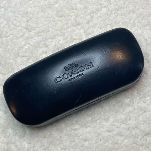 Coach Sunglass / Eyeglass Case - Authentic - Black Clamshell